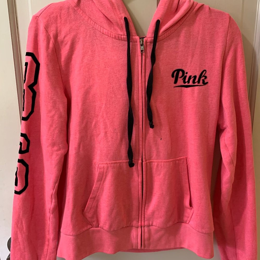 PINK zip-up hoodie